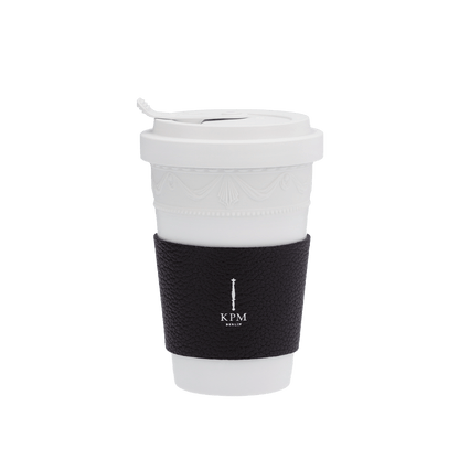 KPM To-go Becher, KURLAND BLANC NOUVEAU, Weiss
